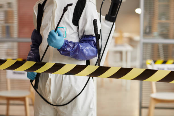 Professional Biohazard Cleanup technician working in Waupun, WI